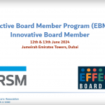 Board Member Program (EBM): Innovative Board Member
